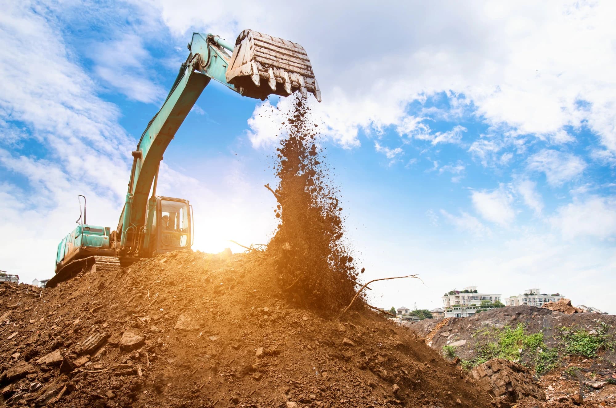 Real estate development in progress