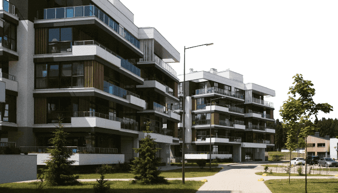 A luxury serviced estate